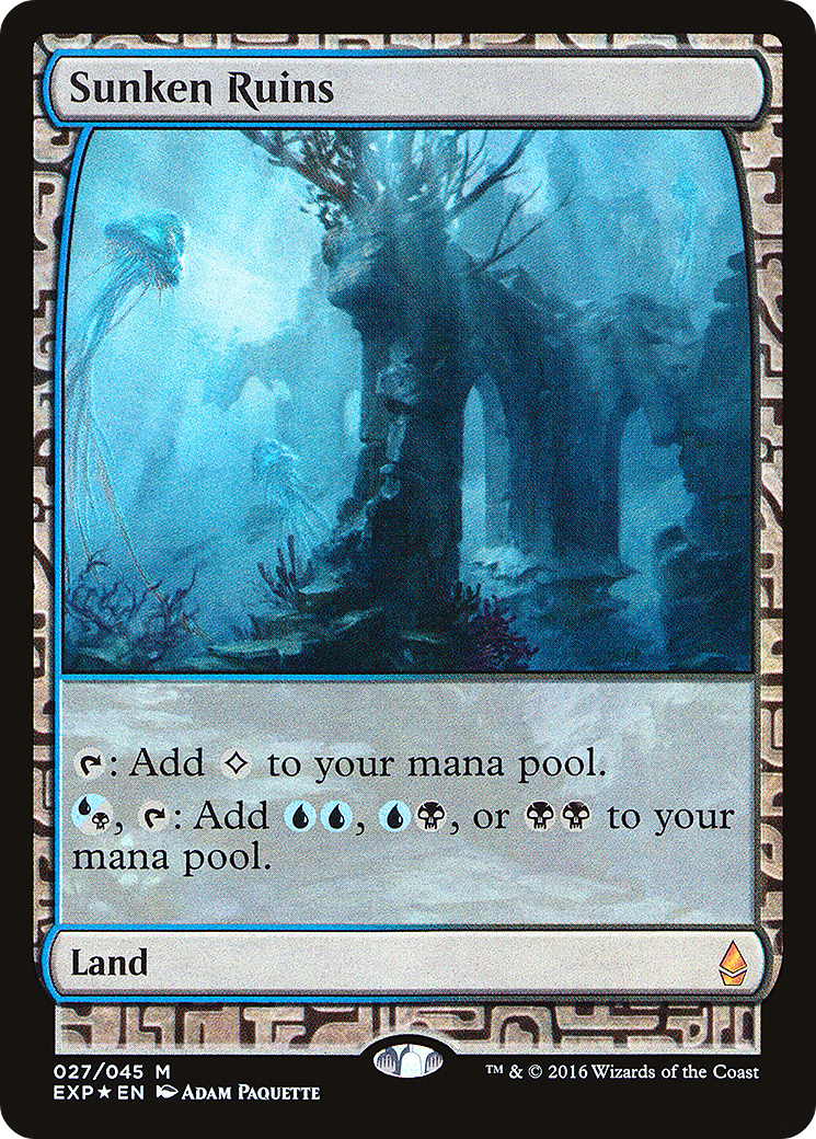 Sunken Ruins (EXP-027)  Foil - Zendikar Expeditions