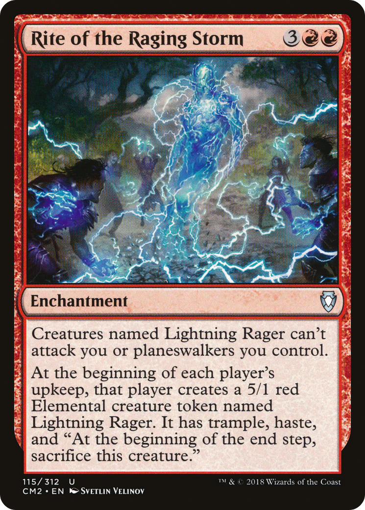 Rite of the Raging Storm (CM2-115)  - Commander Anthology Volume II