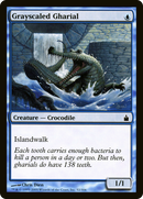 Grayscaled Gharial (RAV-052)  Foil - Ravnica: City of Guilds