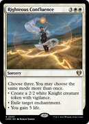 Righteous Confluence (CMM-053)  Foil - Commander Masters