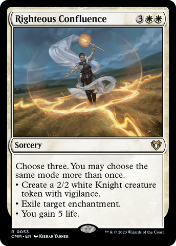 Righteous Confluence (CMM-053)  - Commander Masters