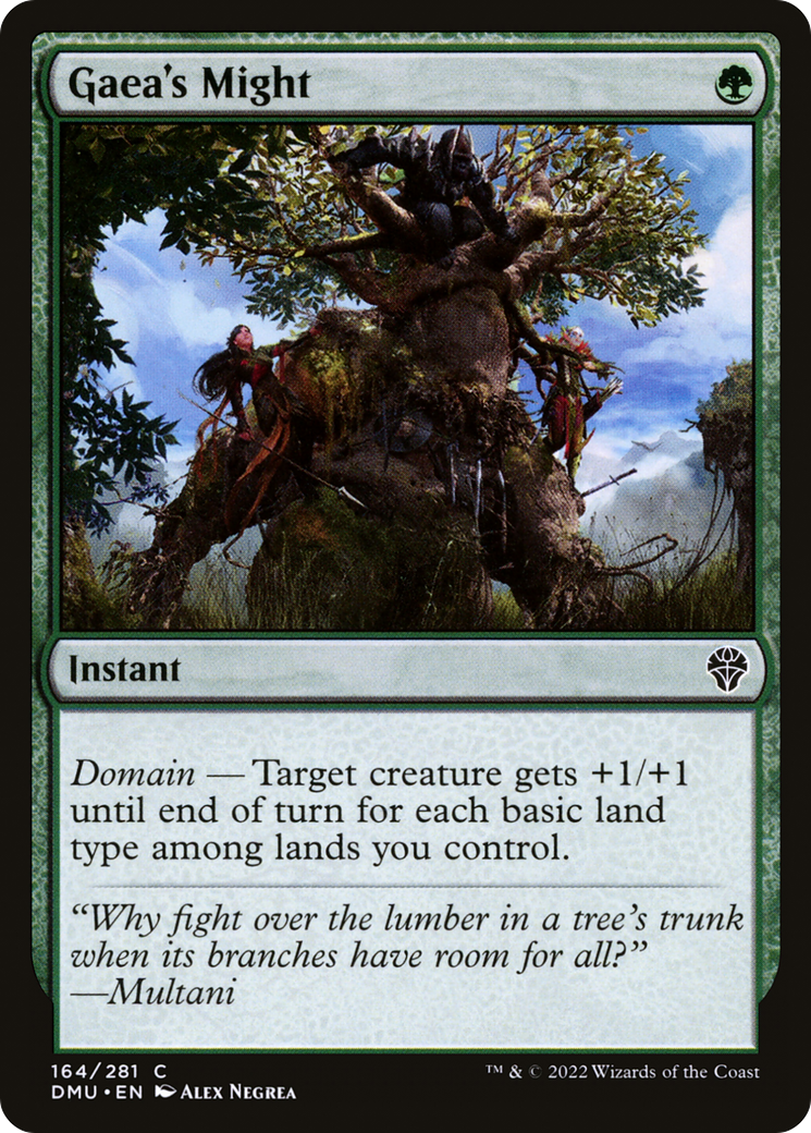 Gaea's Might (DMU-164)  - Dominaria United
