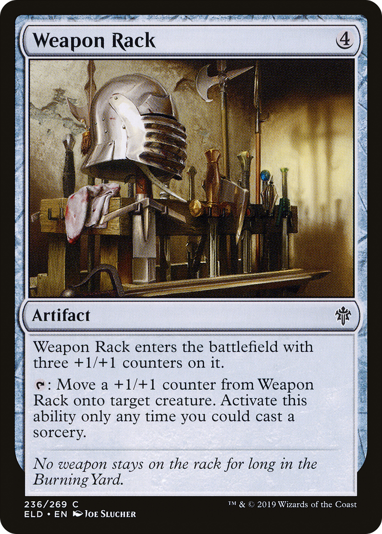 Weapon Rack (ELD-236)  Foil - Throne of Eldraine