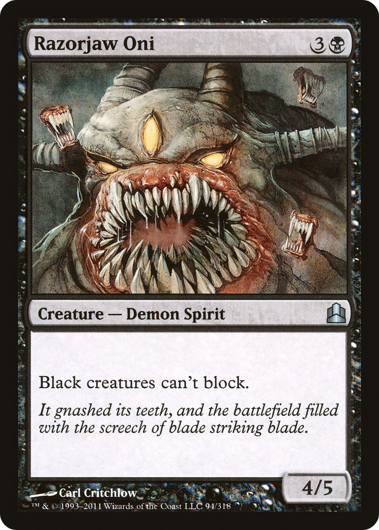 Razorjaw Oni (CMD-094)  - Commander 2011