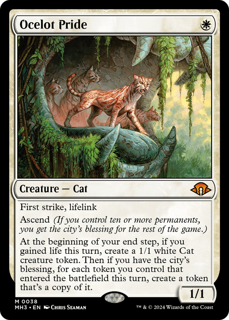 Ocelot Pride (MH3-038)  Foil - Modern Horizons 3