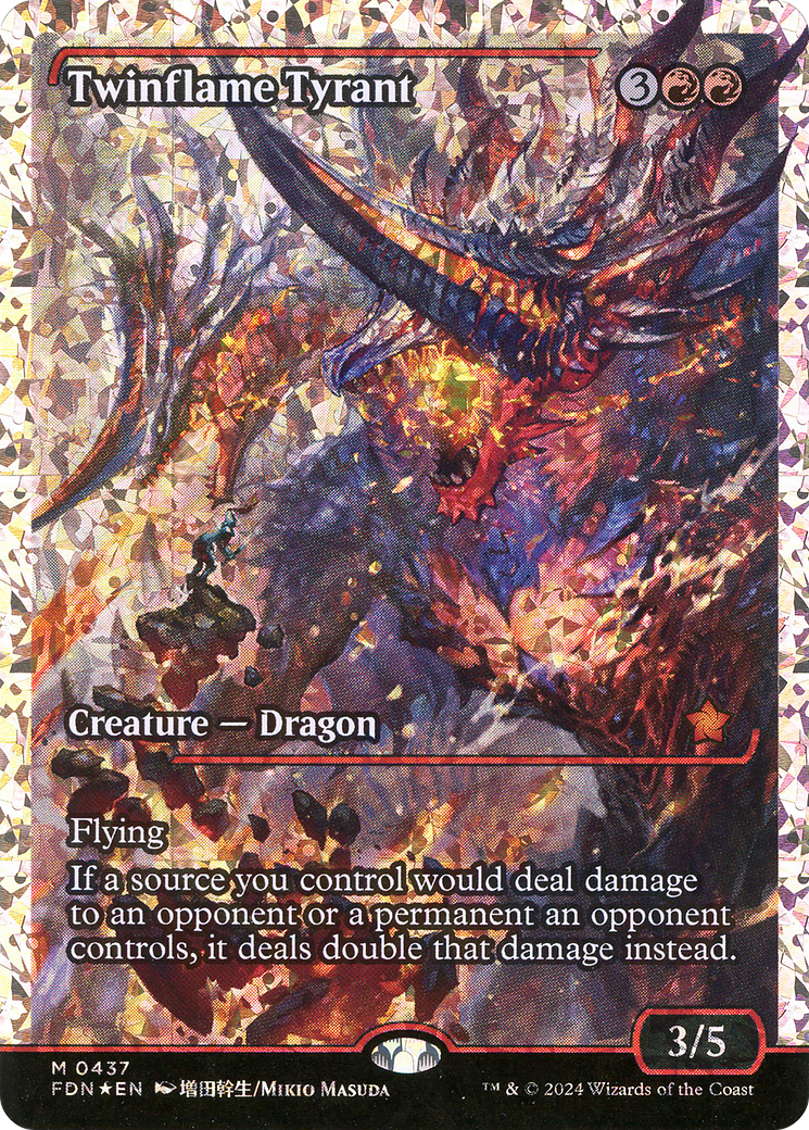 Twinflame Tyrant (FDN-437)  Foil - Foundations: (Showcase)