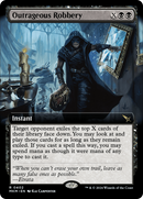 Outrageous Robbery (Extended Art) (MKM-402)  Foil - Murders at Karlov Manor: (Extended Art)