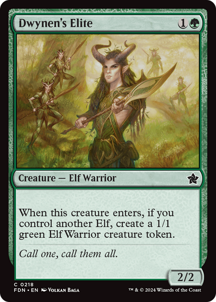 Dwynen's Elite (FDN-218)  Foil - Foundations