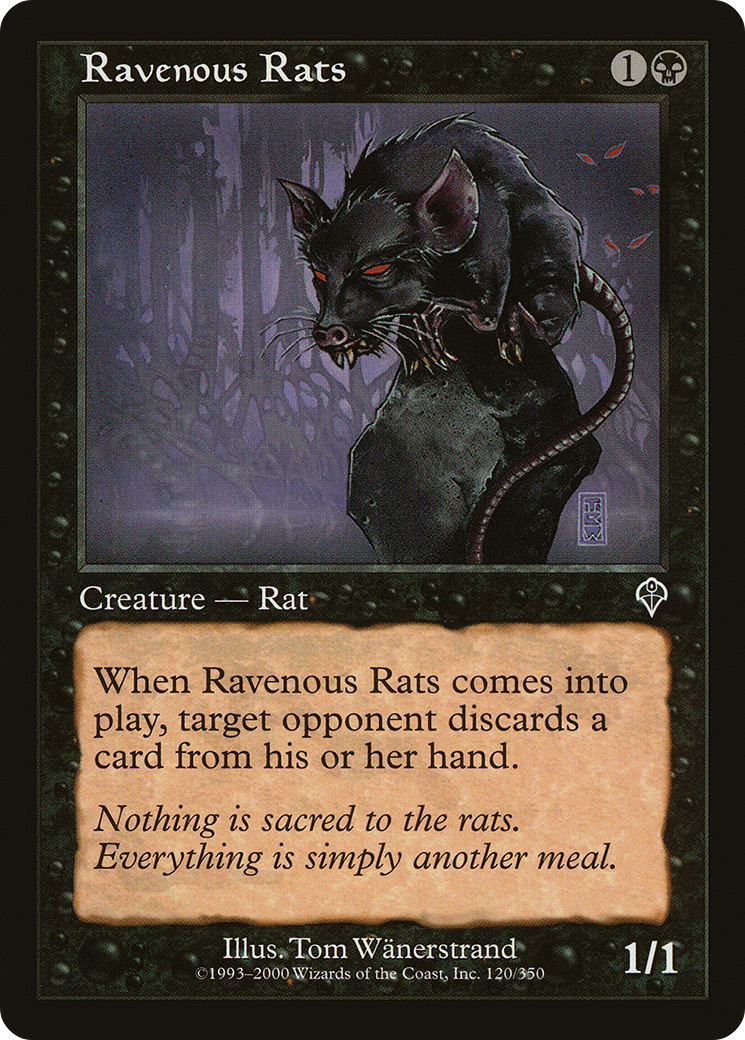 Ravenous Rats (INV-120)  Foil - Invasion