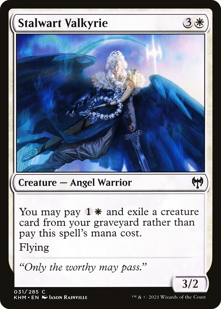 Stalwart Valkyrie (KHM-031)  Foil - Kaldheim