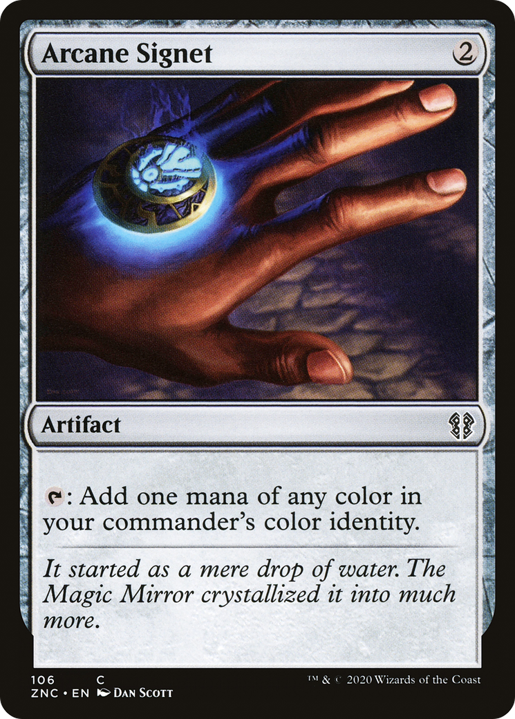 Arcane Signet (ZNC-106)  - Zendikar Rising Commander