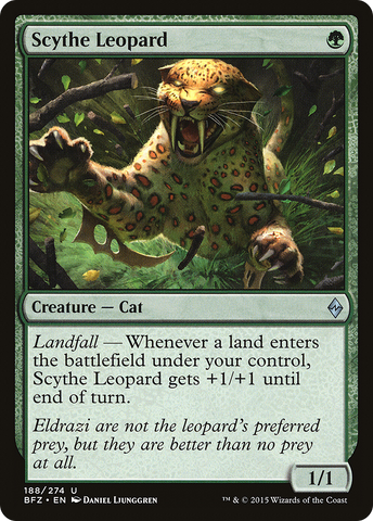 Scythe Leopard (BFZ-188)  Foil - Battle for Zendikar