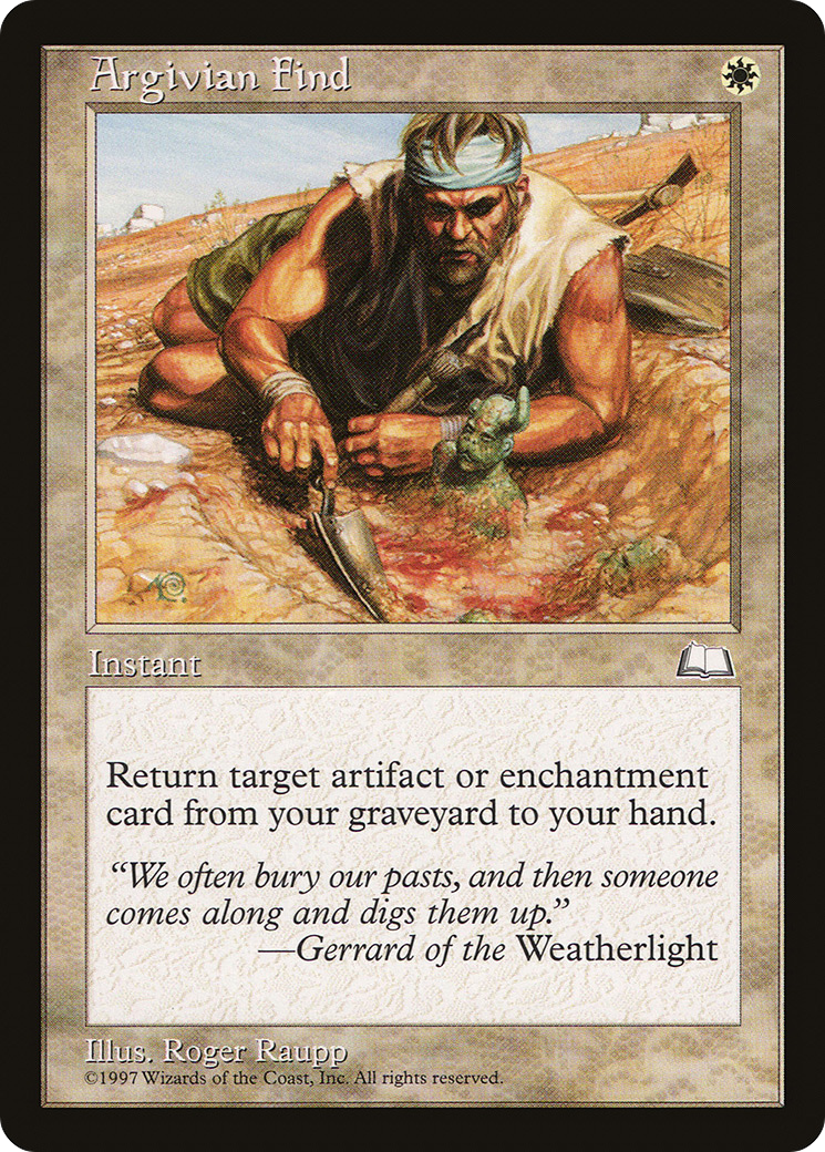 Argivian Find (WTH-)  - Weatherlight