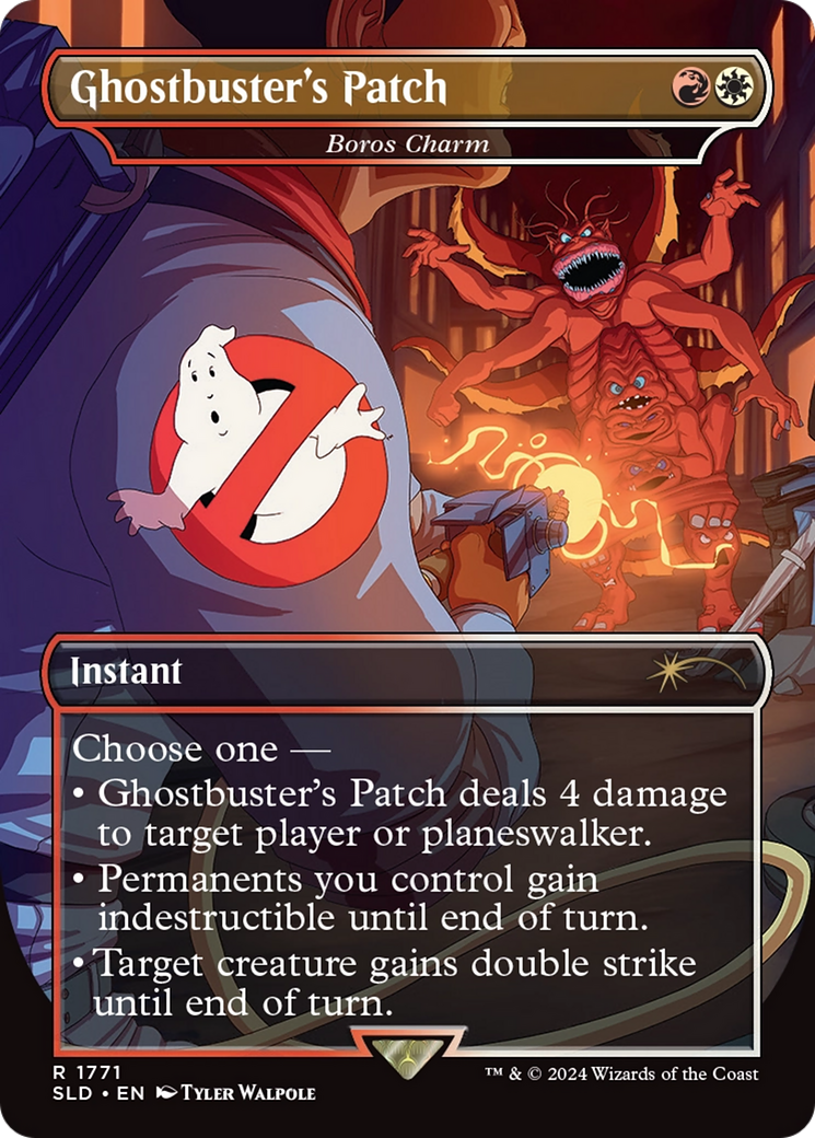 Ghostbuster's Patch - Boros Charm (SLD-1771)  - Secret Lair Drop / Ghostbuster's Patch (Borderless)