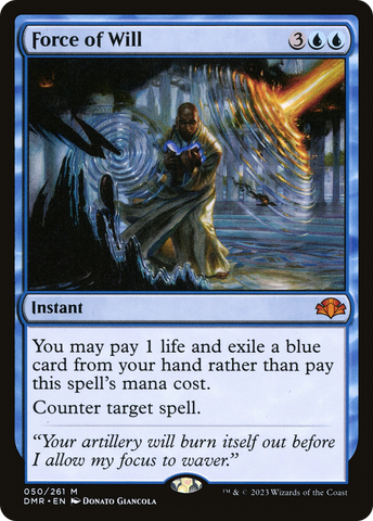 Force of Will (DMR-050)  - Dominaria Remastered