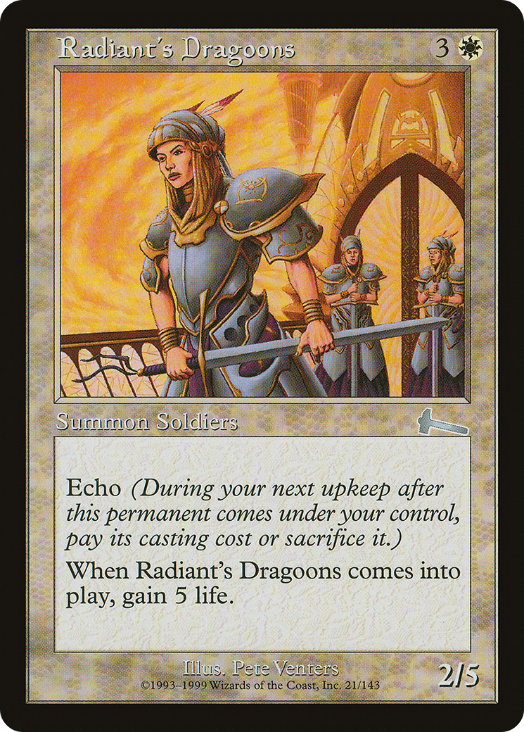 Radiant's Dragoons (ULG-021)  Foil - Urza's Legacy