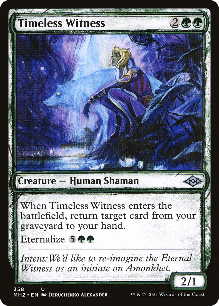 Timeless Witness (Showcase) (MH2-358)  Foil - Modern Horizons 2: (Showcase)