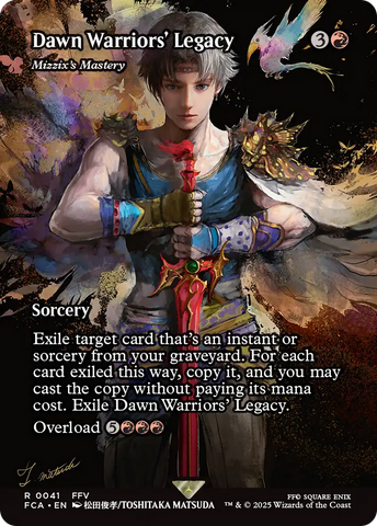 Dawn Warriors' Legacy - Mizzix's Mastery (Showcase) (FCA-041)  Foil - FINAL FANTASY: Through the Ages / Dawn Warriors' Legacy (Borderless)