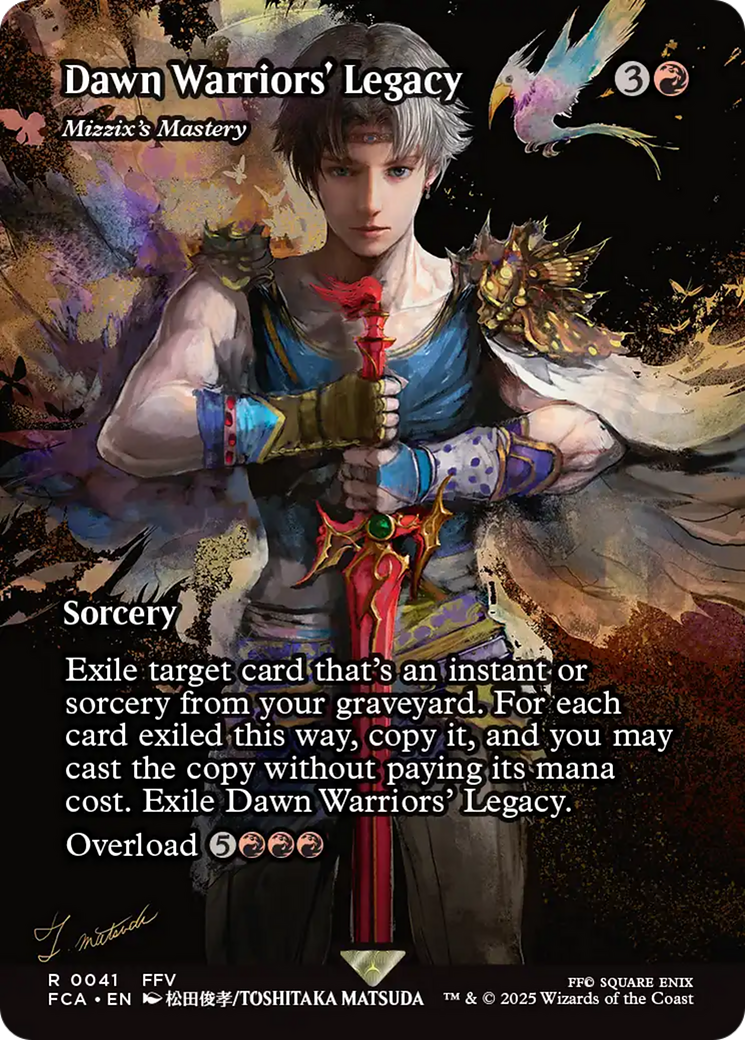 Dawn Warriors' Legacy - Mizzix's Mastery (Showcase) (FCA-041)  Foil - FINAL FANTASY: Through the Ages / Dawn Warriors' Legacy (Borderless)