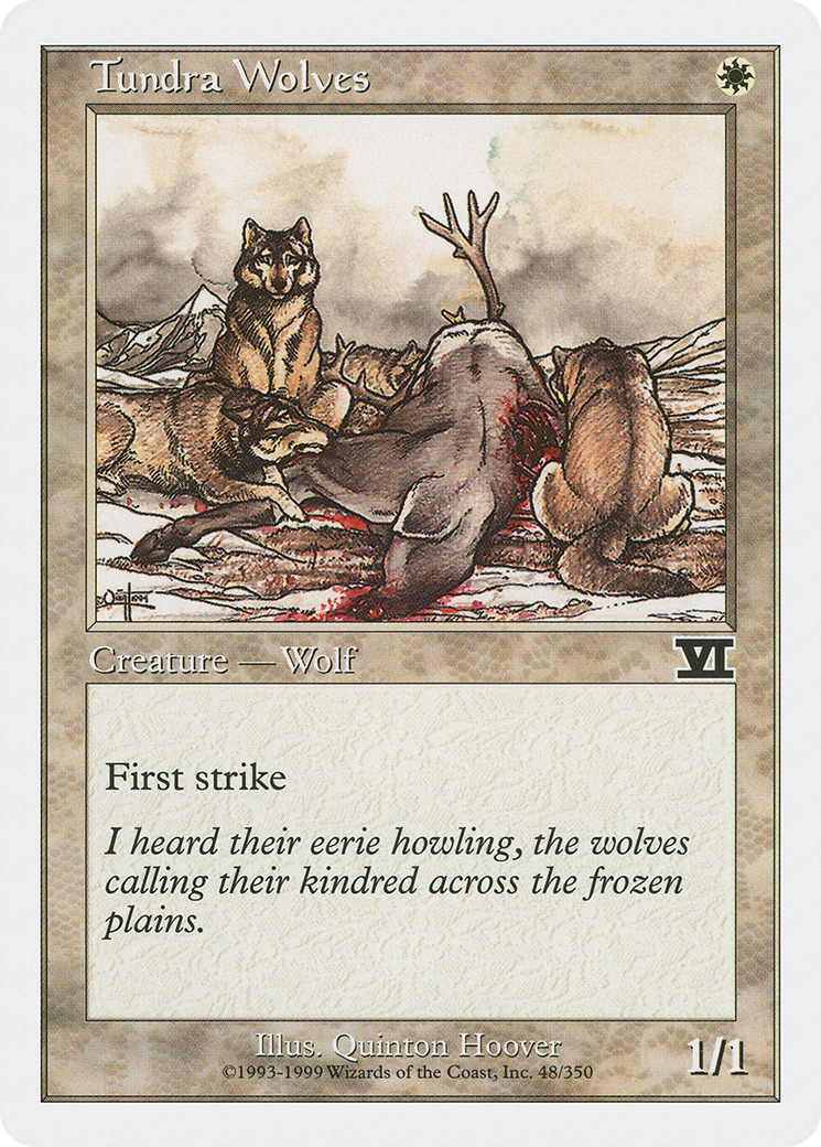 Tundra Wolves (6ED-048)  - Classic Sixth Edition