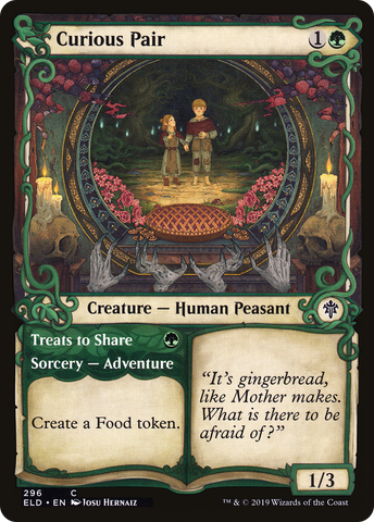 Curious Pair (Showcase) (ELD-296)  - Throne of Eldraine: (Showcase)