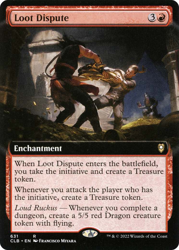Loot Dispute (Extended Art) (CLB-631)  - Commander Legends: Battle for Baldur's Gate: (Extended Art)