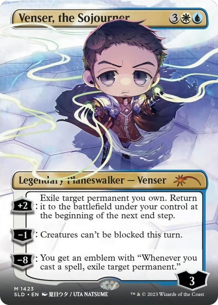 Venser, the Sojourner (SLD-1423)  - Secret Lair Drop (Borderless)