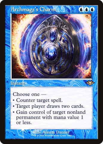 Archmage's Charm (Retro Frame) (MH1-007)  Foil - Modern Horizons 1 Timeshifts