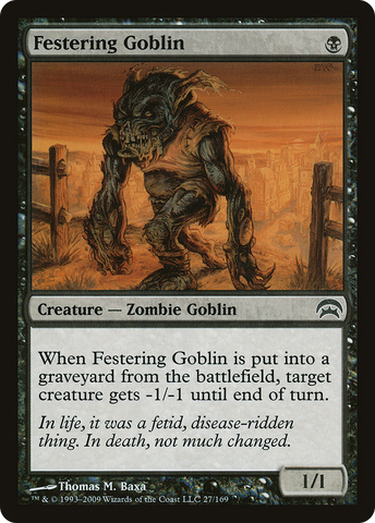 Festering Goblin (HOP-027)  - Planechase
