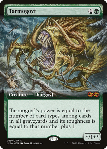 Tarmogoyf (UMA:BT-U19)  Foil - Ultimate Box Topper: (Extended Art)