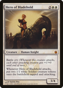 Hero of Bladehold (MBS-008) - Mirrodin Besieged Foil