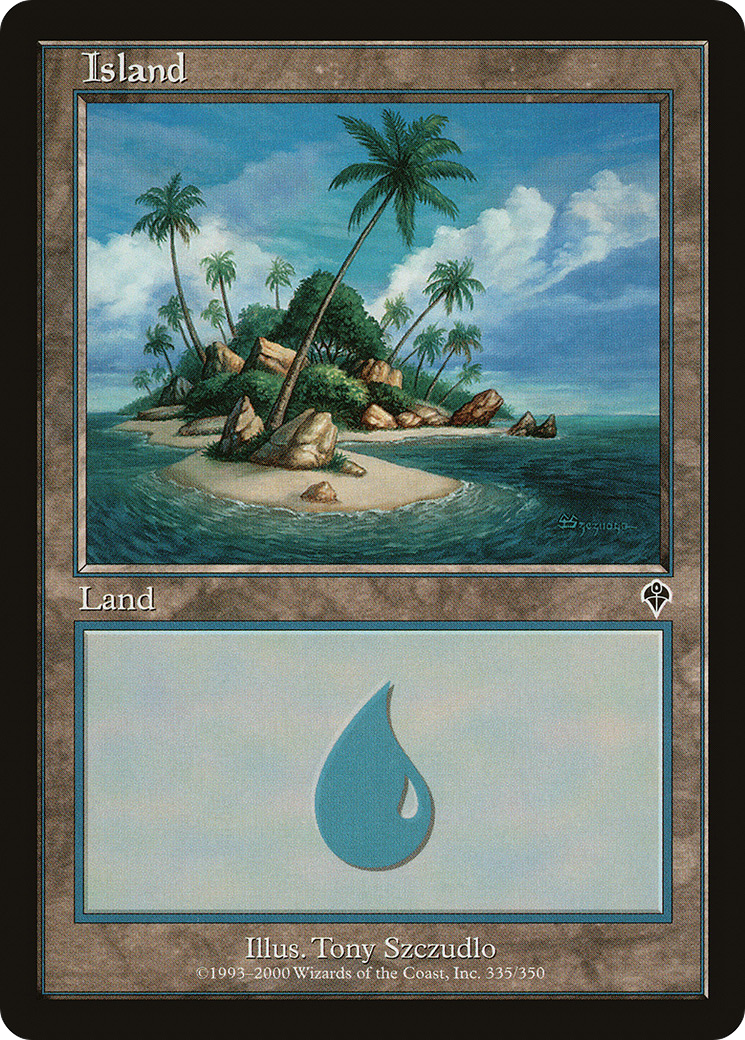 Island (335) (INV-335)  Foil - Invasion