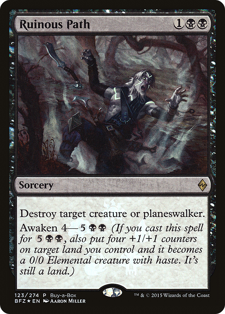 Ruinous Path (BABP-123)  Foil - Battle for Zendikar Promos