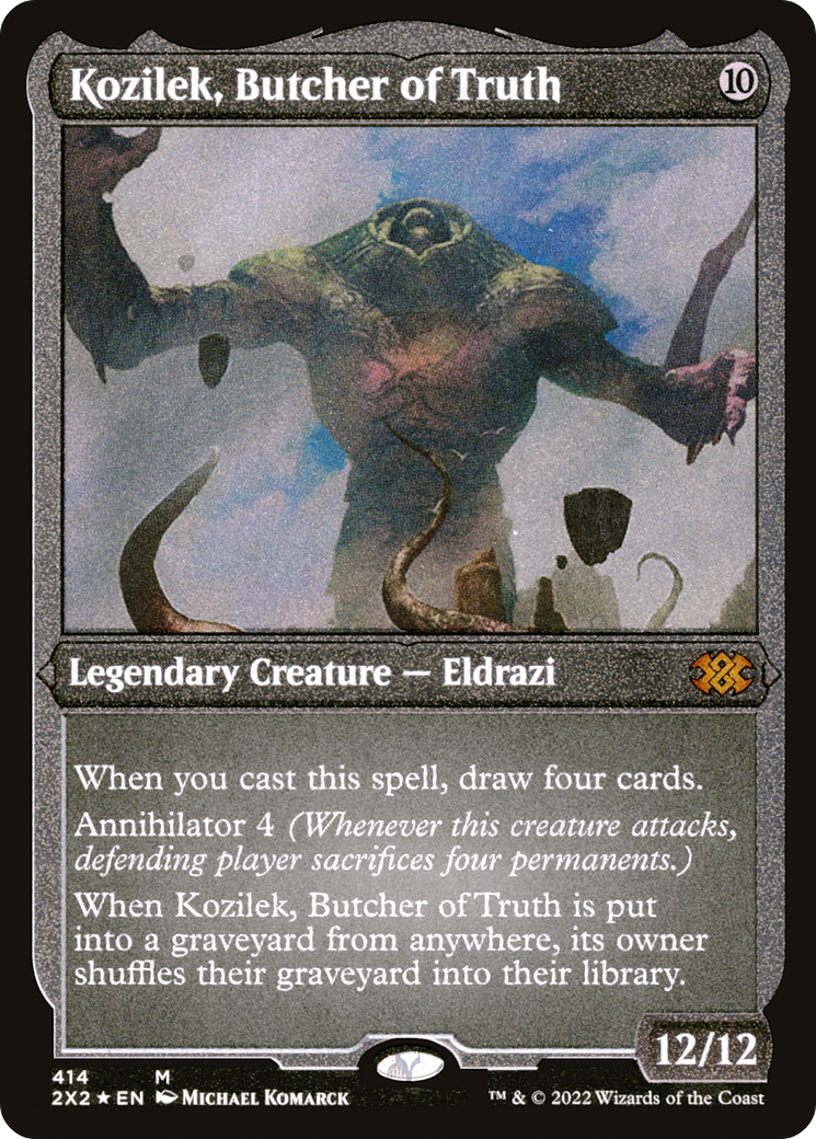 Kozilek, Butcher of Truth (Foil Etched) (2X2-414)  Foil - Double Masters 2022
