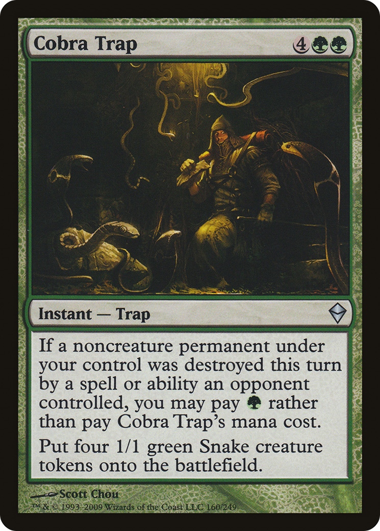 Cobra Trap (ZEN-160)  Foil - Zendikar