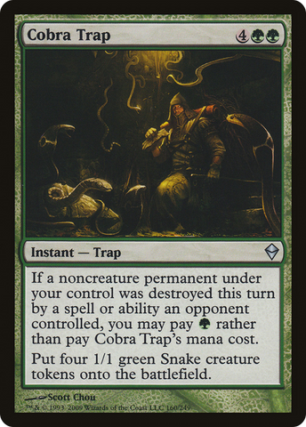 Cobra Trap (ZEN-160)  Foil - Zendikar