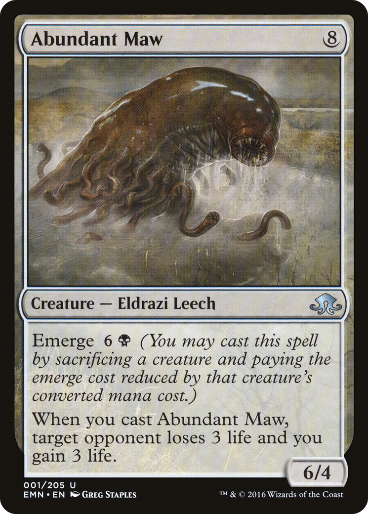 Abundant Maw (EMN-001)  - Eldritch Moon