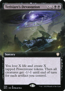 Terisiare's Devastation (Extended Art) (BRC-056)  - The Brothers' War Commander: (Extended Art)
