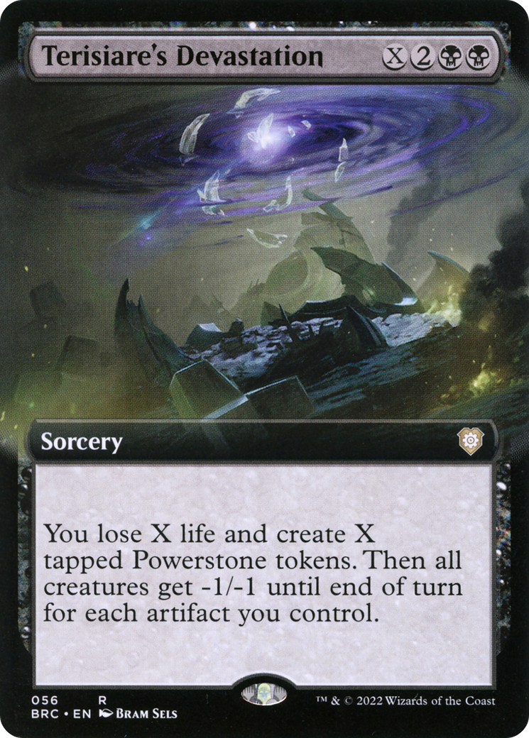 Terisiare's Devastation (Extended Art) (BRC-056)  - The Brothers' War Commander: (Extended Art)