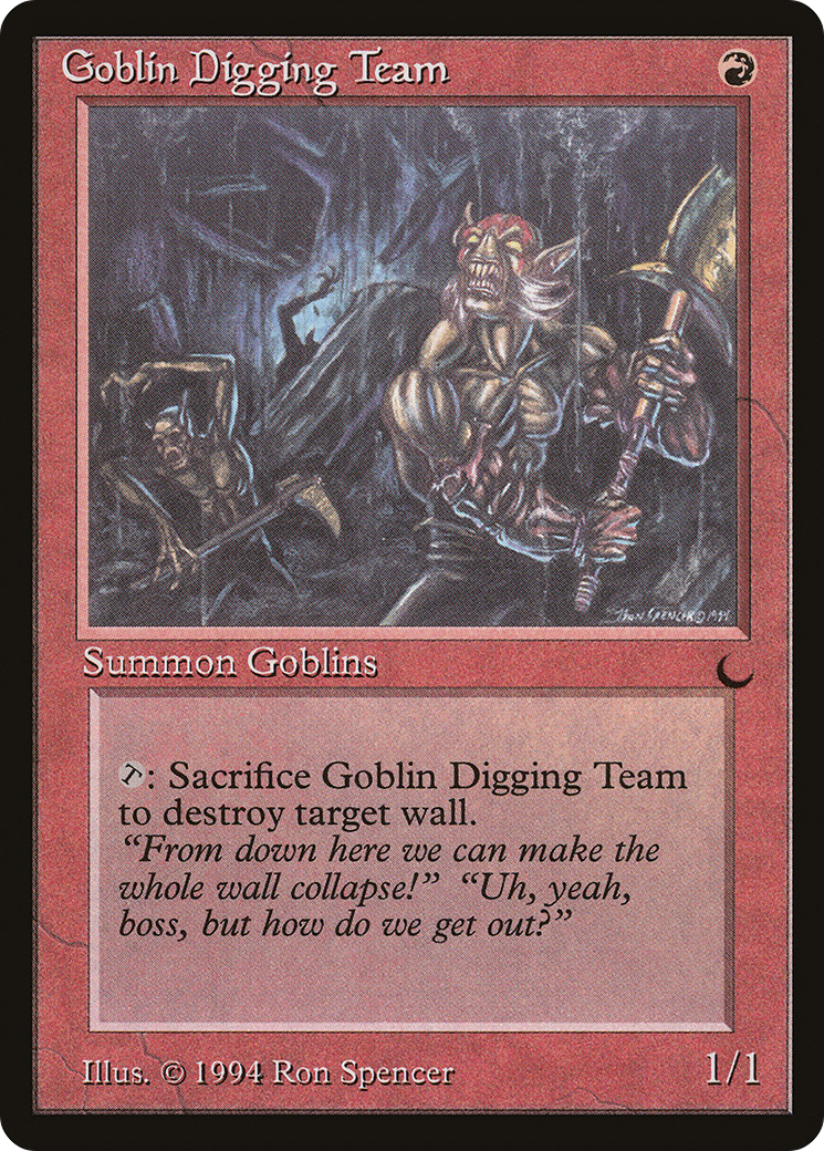 Goblin Digging Team (DRK-)  - The Dark
