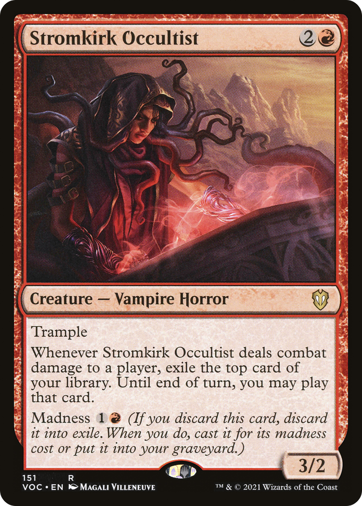 Stromkirk Occultist (VOC-151)  - Crimson Vow Commander