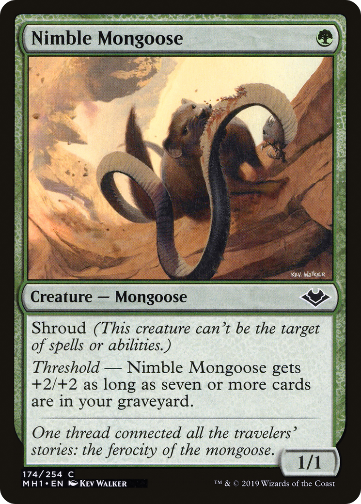 Nimble Mongoose (MH1-174)  - Modern Horizons