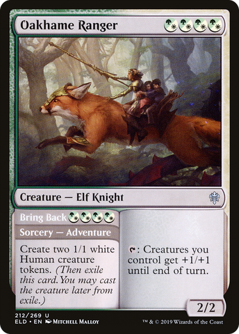 Oakhame Ranger // Bring Back (ELD-212)  - Throne of Eldraine