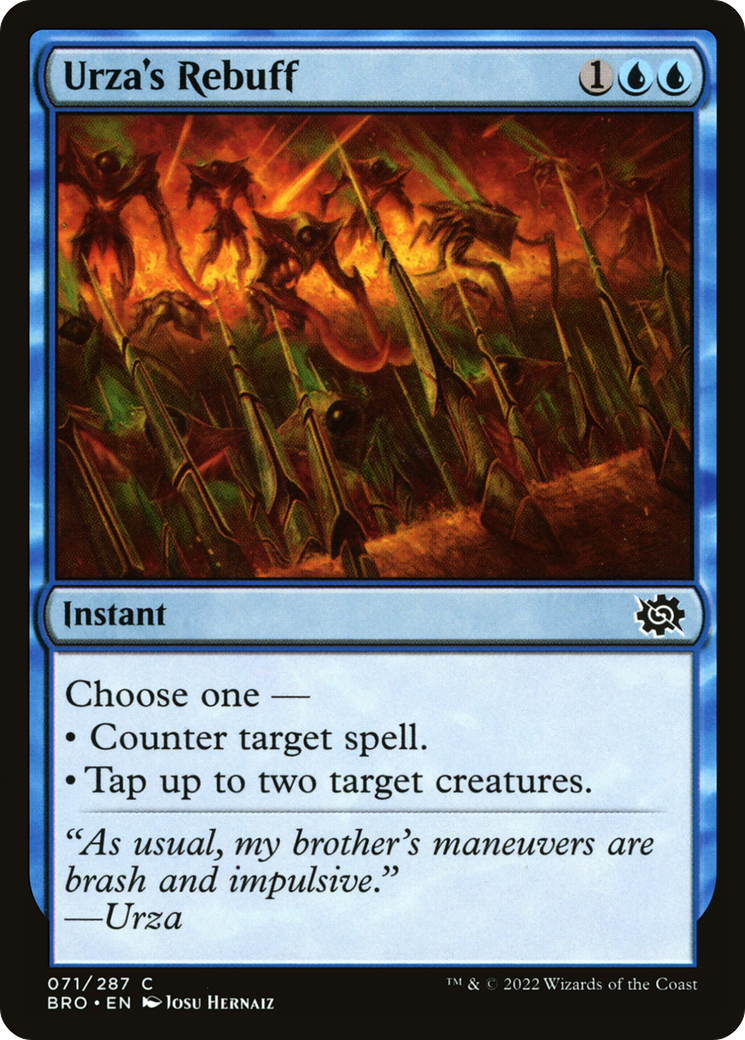 Urza's Rebuff (BRO-071)  - The Brothers' War