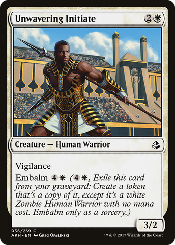 Unwavering Initiate (AKH-036)  Foil - Amonkhet