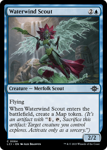 Waterwind Scout (LCI-084)  - The Lost Caverns of Ixalan