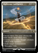 Righteous Confluence (CMM-470)  Etched Foil - Commander Masters