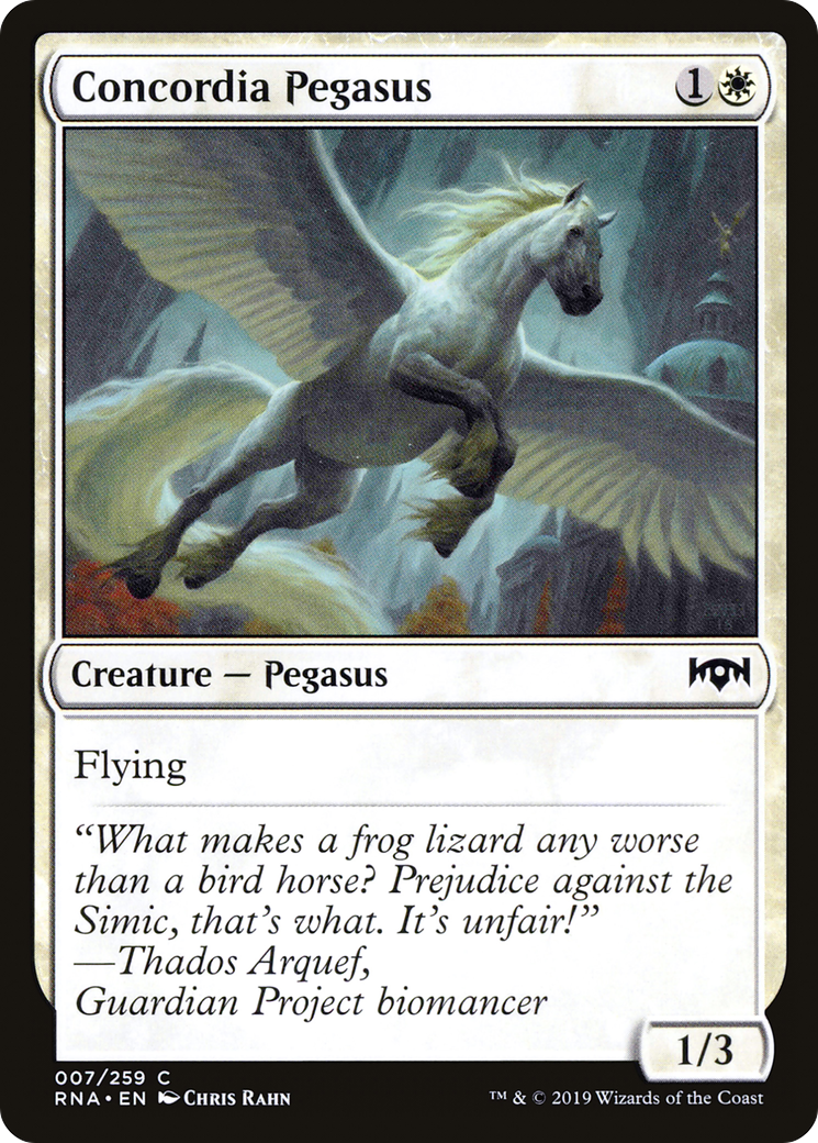 Concordia Pegasus (RNA-007)  Foil - Ravnica Allegiance