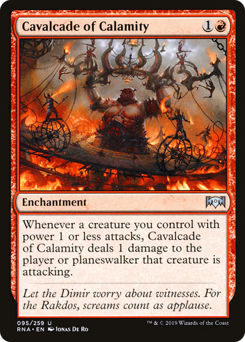 Cavalcade of Calamity (RNA-095)  - Ravnica Allegiance