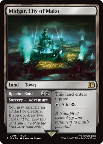 Midgar, City of Mako (FIN-286)  Foil - FINAL FANTASY
